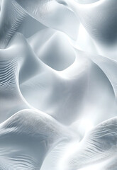 Obraz premium White satin cloth texture can be use as background White satin silky warped cloth. Soft textile drape with creases 