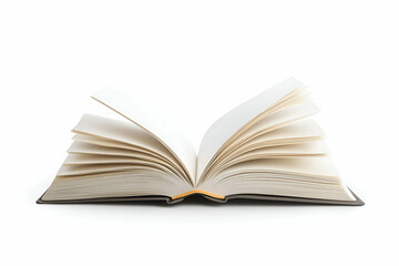Open book with blank pages ready for ideas.