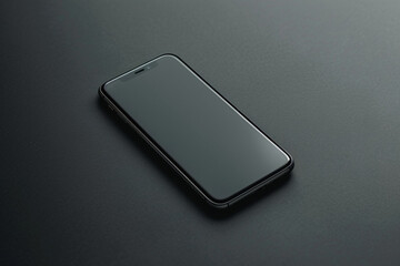 Modern Smartphone on a Dark Minimalist Surface