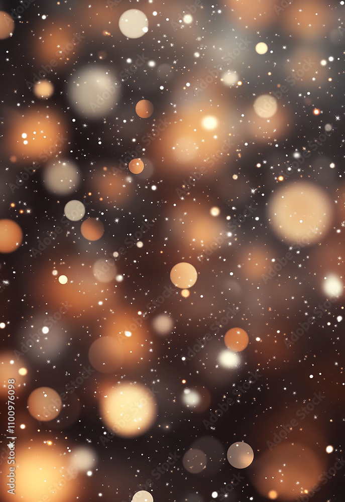 Poster abstract light bokeh background, christmas wallpaper, illustration graphic resources design for yell