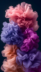 Fototapeta premium Abstract colorful swirling ink in water.