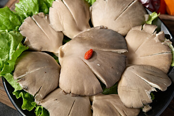 Hot pot ingredients oil mushroom oyster mushroom