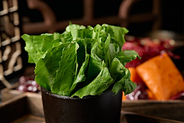 Fresh lettuce