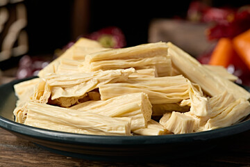 Fresh hot pot side dish bean products bean curd skin