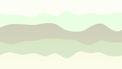 Obraz premium light green coloured wave patterned background with a flowing design