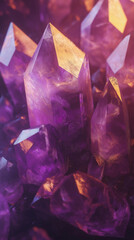 pink and purple crystal