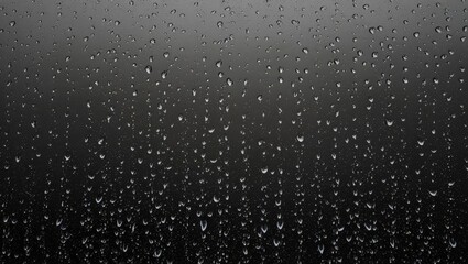 Obraz premium raining rain on black background, for overlay 