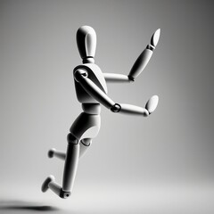 3d person with a key