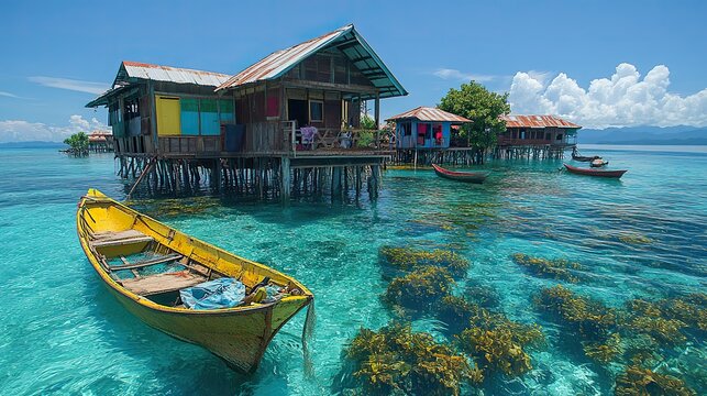 Islands like Mabul are increasingly threatened by the impacts of climate change and rising sea levels, urging immediate attention and action.