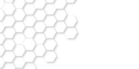 Abstract web white Hexagonal Background. Luxury White Pattern. Vector Illustration. 3D Futuristic abstract honeycomb mosaic white background. geometric mesh cell texture. modern futuristic wallpaper.