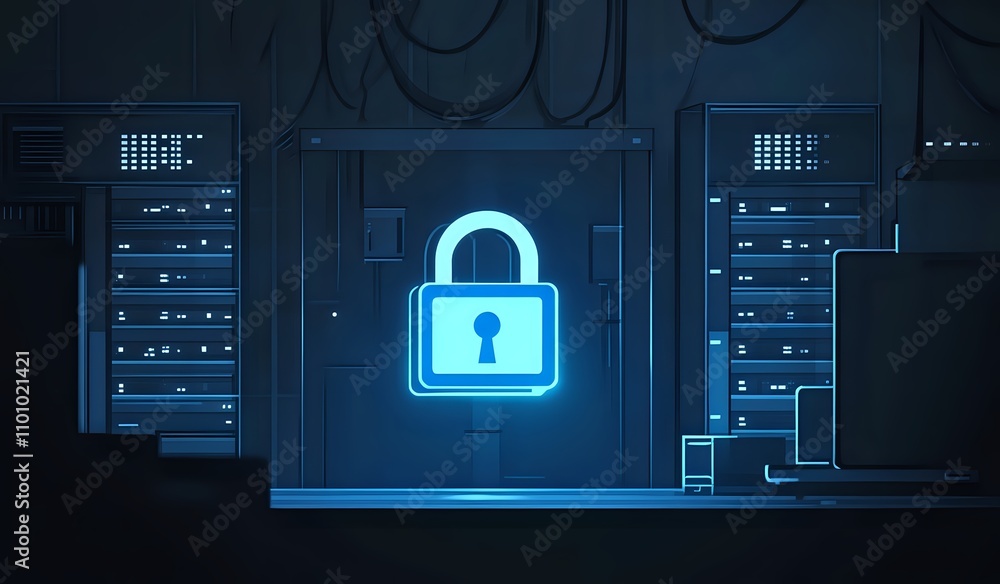 Poster cybersecurity: data protection and network security in the digital age
