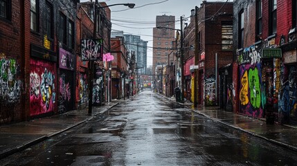 Fototapeta premium Pastel hues enhancing dramatic storytelling during a dramatic breakup scene in a pastel-hued city alley.