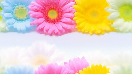 Beautiful Pink Floral Bouquet in Nature Blooming with Chrysanthemums and Daisies