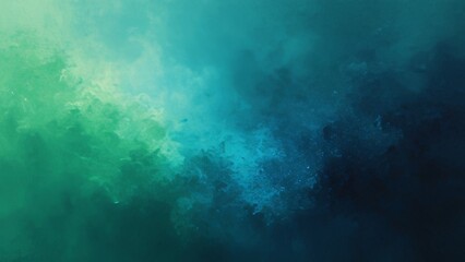 Obraz premium Abstract Green and Blue Watercolor Background