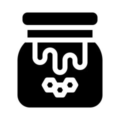 Honey glyph icon © Deione