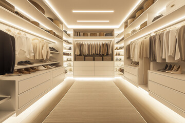 Obraz premium luxurious cloakroom