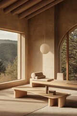 Rustic Minimalist Retreat in the Mountains