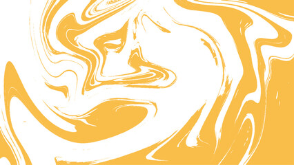 Fototapeta premium Vector yellow and white marble background. Decorative marble texture. Ink texture. Hand drawn abstract background.