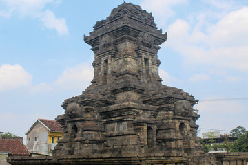 Fototapeta premium Singasari Temple is a Hindu temple - Buddhist historical relics of the Singasari Kingdom located in Candirenggo Village, Singosari Malang Indonesia