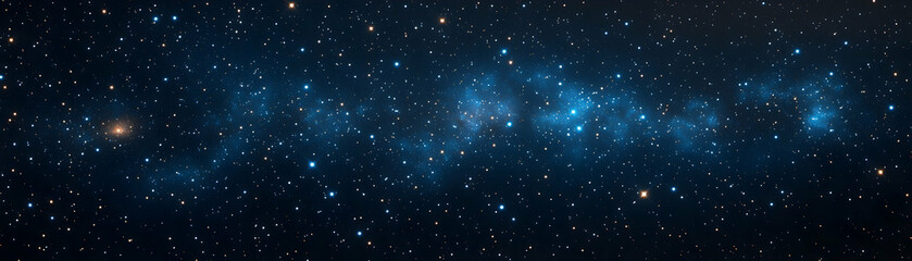 Obraz premium Deep space nebula with scattered stars.