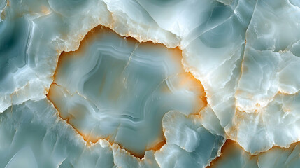 Obraz premium Abstract Teal and Orange Onyx Marble Texture Background Image