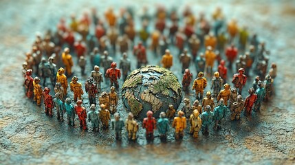 Fototapeta premium The message of sustainability is echoed in the actions of individuals and communities worldwide.