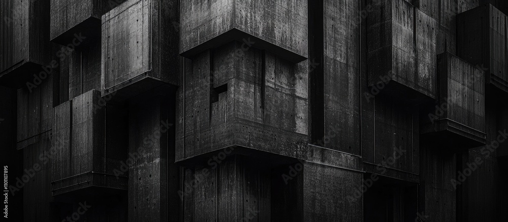 Poster abstract architectural details of a transformer switch yard showcasing industrial structure and engi