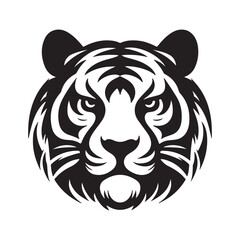 Obraz premium tiger head vector
