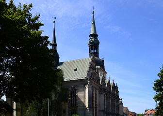 Obraz premium Historical Main Church in the Old Town of Wolfenbüttel, Lower Saxony