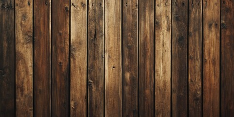 Fototapeta premium Wooden boarding background serves as an excellent texture option, providing depth and character for various design projects. This wooden boarding background enhances visual storytelling through