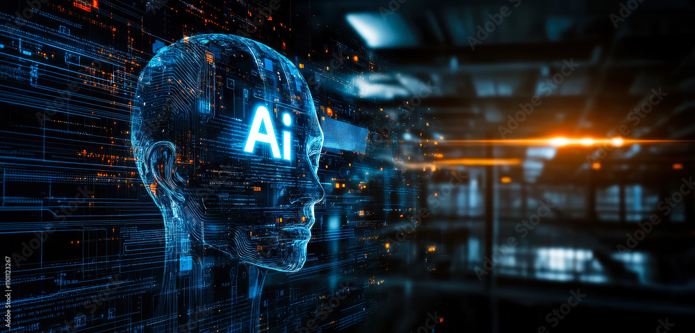 Poster smart city ai integration: business and technology network in global data exchange