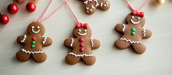 Gingerbread character painting master class for kids DIY air dry clay activity with step by step instructions creative craft ideas