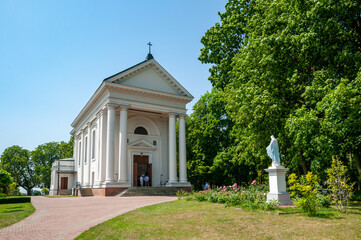 Church of the Assumption of the Blessed Virgin Mary in Opinogóra Górna, Masovian Voivodeship,...