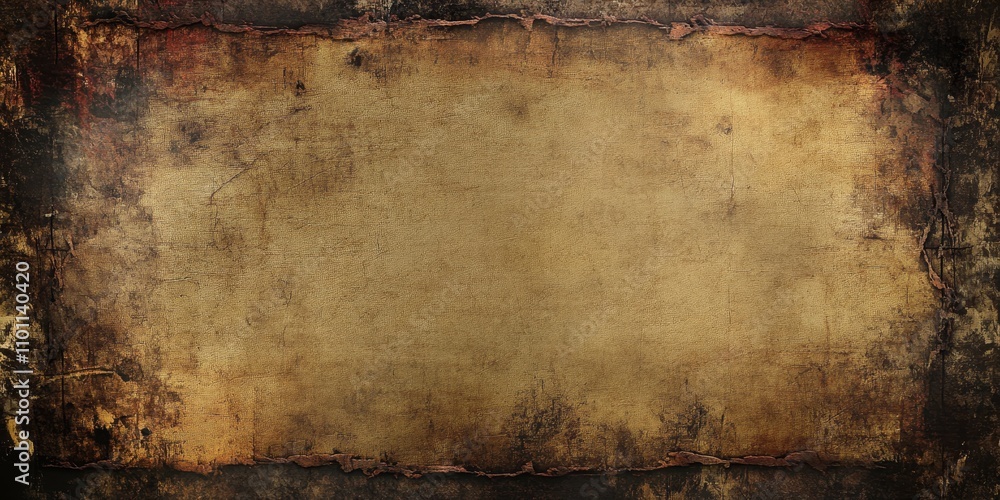 Fototapete grunge border and aged textured background created through computer design showcase a unique artisti