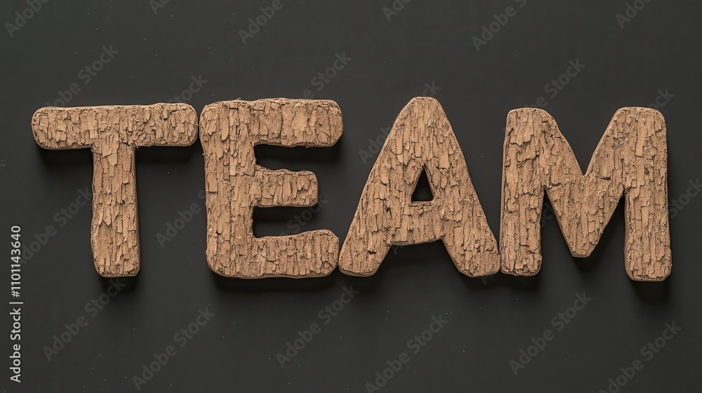 Poster The image features the word 