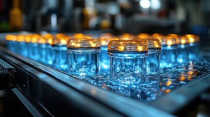 Detailed view of the inner workings of a solar thermal collector being assembled in a green energy plant.