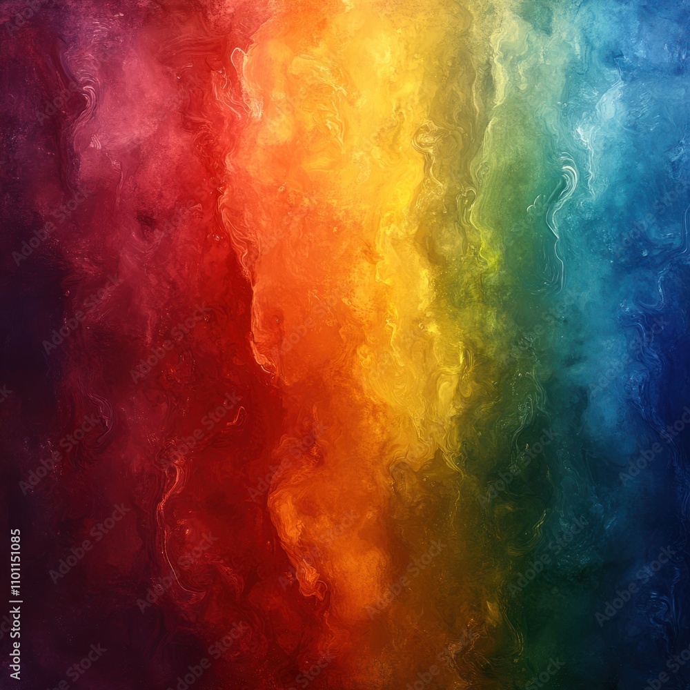 Poster abstract background with a rainbow gradient of colors.
