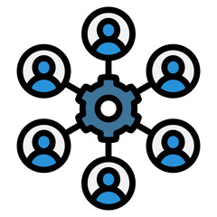 Stakeholder Management Icons For Design Elements 