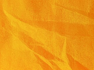 Bright and Vibrant Yellow Crumpled Paper Texture Background with Subtle Wrinkles and Detailed Shades