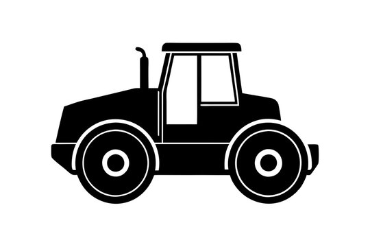 recommend clip art: Road construction Road Roller silhouette vector illustration