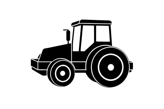 recommend clip art: Road construction Road Roller silhouette vector illustration