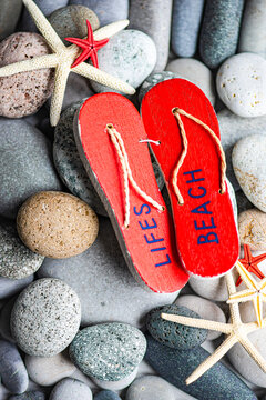 Sea pebbles as a natural background