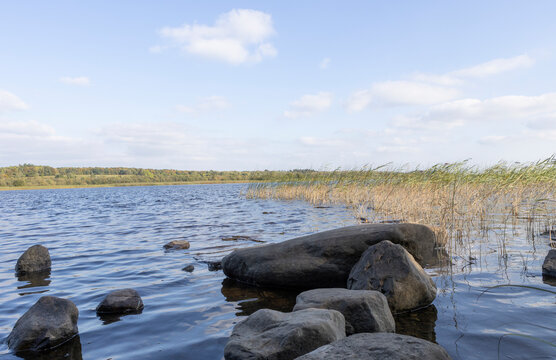 Ballinafid Lake in Ireland in Summer