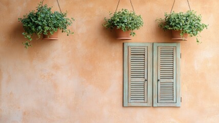Charming rustic shutters featuring distressed wood for a natural, vintage-inspired home aesthetic.