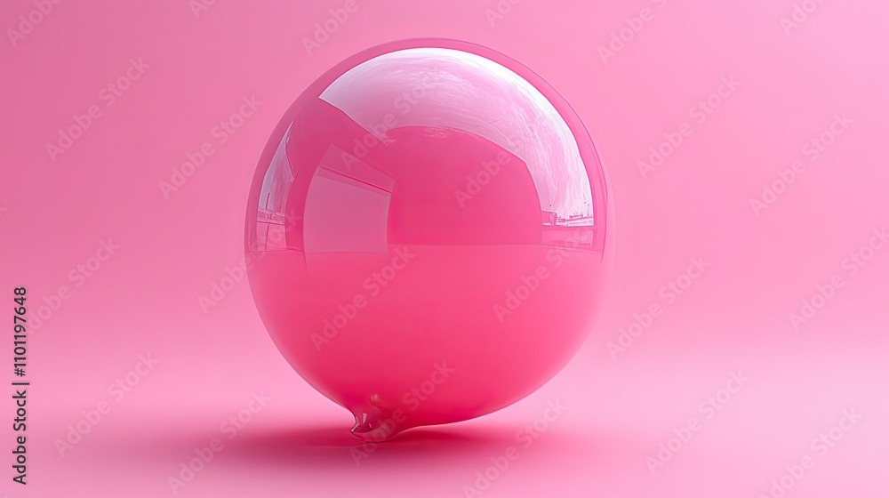 Poster chat bubble with cartoon style rendering