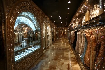 Fototapeta premium High-End Fashion Boutique Interior