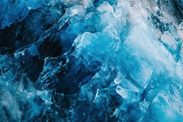 Obraz premium Eisige Gletscher Landschaft 