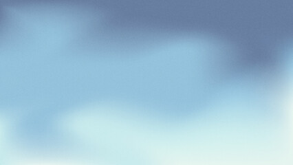 Obraz premium Grainy Cold Dark Frozen Blue Gradient 4K Background Wallpaper