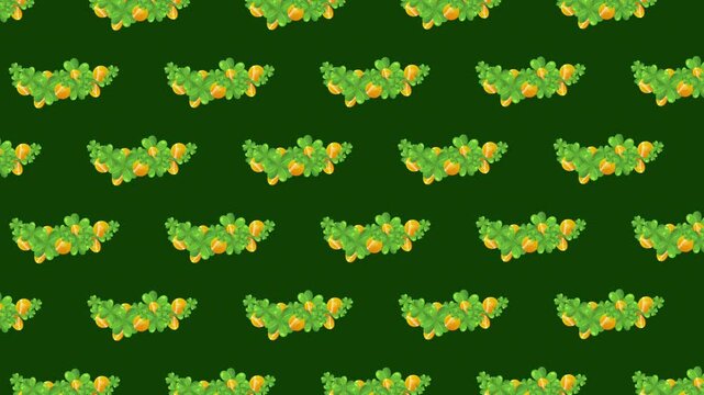 Animated Loop Pattern St. Patrick Day