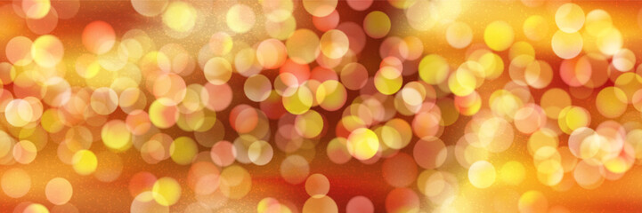 Obraz premium Bright fall seamless patern with glowing overlay effect bokeh and noise texture. Soft seasonal orange and red bg with blurred gradient festive background